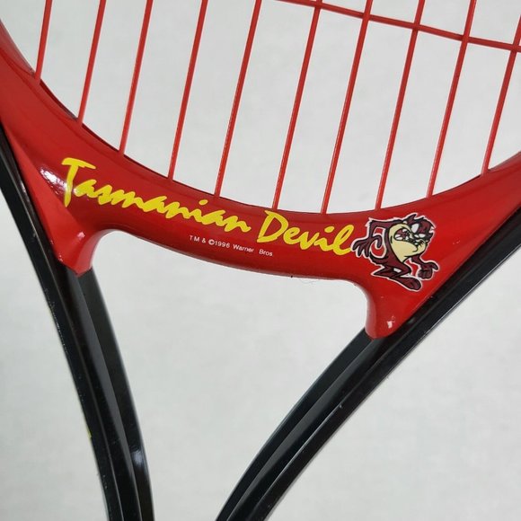 Warner WB Looney Tunes Spalding Tennis Racquet Tazmanian Devil Taz 1996 Youth - Picture 2 of 16